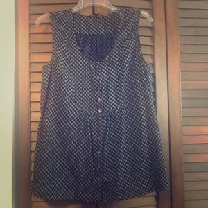 Sheer Button Down Tank